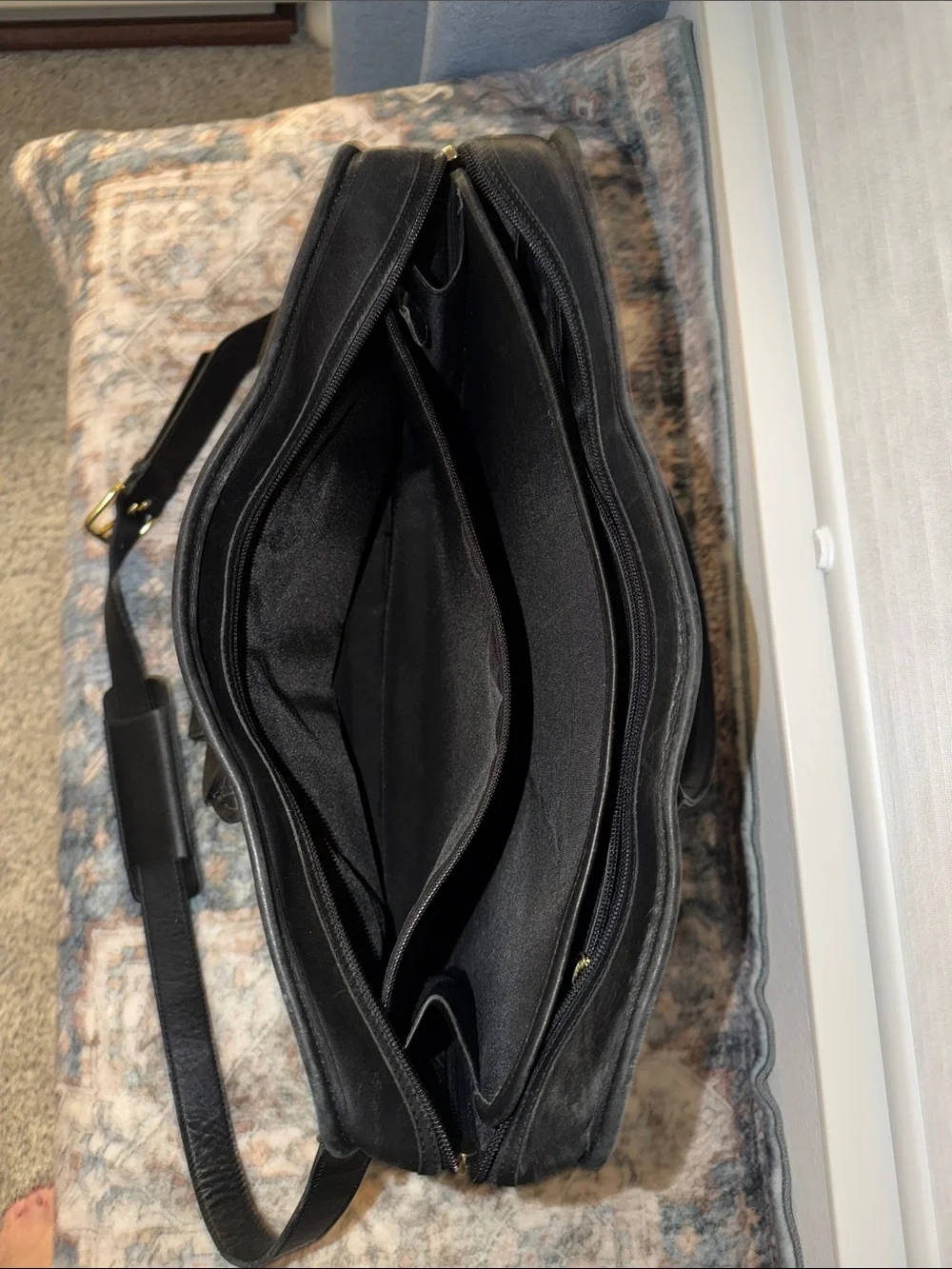 Vintage Coach Legacy Zip Briefcase (Style #0538)